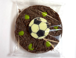 Green Football Mini Chocolate Pizzas